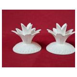 Vintage Fitz & Floyd Ceramic Palm Tree Candle