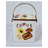 Vintage Napco Cookies All Over Cookie Jar - Note