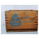 Vintage Wishing Well Wood Pop Crate