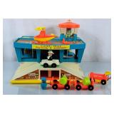 Vintage Fisher Price Airport w/Accessories
