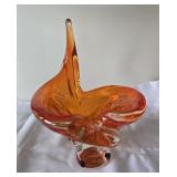 Vintage signed Chalet Canada Art Glass