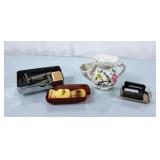 Old Foley Vintage Shaving Mug, Gillette Razors, &