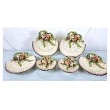 Beautiful Fitz & Floyd Oceana Seashells Plates &