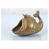 Vintage Brass Fish Ashtray