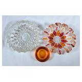 Vintage Cut Glass Ashtrays