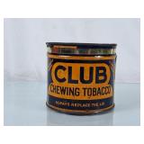 Vintage Club Chewing Tobacco Tin