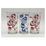 Vintage Billybee Collectable Glasses - Hockey and
