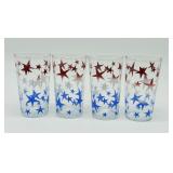 Fabulous Vintage Red, White & Blue Stars Glasses-
