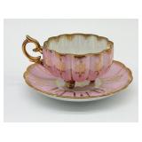 Lovely Handpainted Shafford Tri-Foot Teacup &