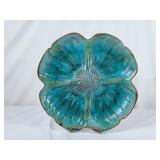 Stunning Blue Mountain Pottery Floral Divided