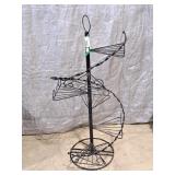 Vintage Wrought Iron Staircase Plant Stand - 44"H
