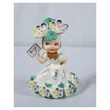 Vintage Napco Flower of the Month Girl "May
