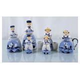 Vintage Dutch Boy & Girl S&P Shakers, Creamer,