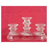 Gorgeous Vintage Pressed Glass Candle Holder