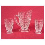 Beautiful Vintage Jeanette Glass Thumbprint