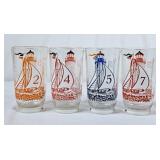Vintage Lighthouse & Sailboat Peanut Butter Promo