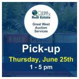 Pickup is Thursday, June 25, 2026, at 1  5 pm