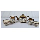 Vintage Wade Tea Set - Teapot, Creamers, & Sugar