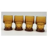Gorgeous Vintage Libbey "Georgian? Amber