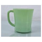 Vintage Fire King Jadeite "D" Handle Mug