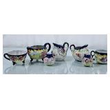 Beautiful Vintage Cobalt Handpainted Creamers,