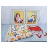 Raggedy Ann & Andy Framed Paintings, Child