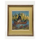 Beautiful Vintage Chris Toffersey Framed Print -