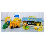 Vintage Fisher Price Daycare w/Accessories