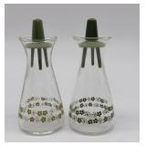 Vintage Pyrex Spring Blossom Salt & Pepper Set -