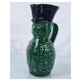 Vintage Miska Folk Art Jug - 9.5"H, Two Small
