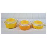 Gorgeous Vintage Pyrex Daisy Casseroles - Great