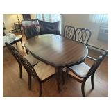 Elegant Dining Table with 6 chairs