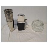 Manual swing away Meat grinder and decorative