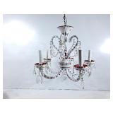 Stunning Vintage Bohemian Czech Cranberry Glass