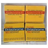 (4)  Vintage Kodak 160 Sound Movie Film