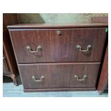 2 drawer storage cabinet
