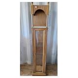 Wood and glass curio cabinet