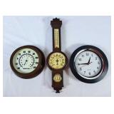 Barometer, Clock & Thermometer
