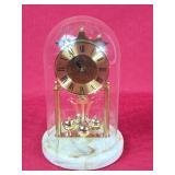 Marble Base Anniversary Clock - Made In Germany