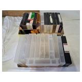 Vases tapes and blank cases