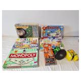 Games lot! Jenga, the game of life, monopoly, etc
