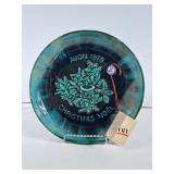 Blue Mountain Pottery Avon 1979 Christmas Plate