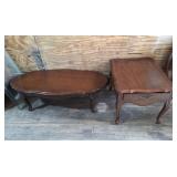 Coffee table and end table