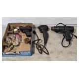 Soldering guns, heat gun, and soldering wire