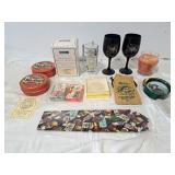 Coasters , christmas cards , christmas decoration