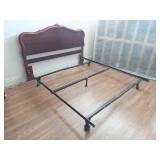 Double sized Bed frame and night stand