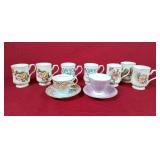 Adderley & Colclough Tea Cups & Saucers & Hitkari