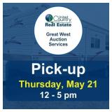 Pickup Thursday, May 21, 2026, at 12-5 pm