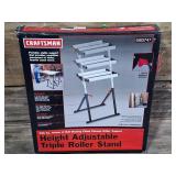 Craftsman height adjustable triple roller stand