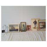 Metal picture stand, cat plaque, just can't wait